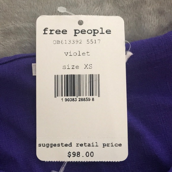 Free People one shoulder tunic - Picture 7 of 7